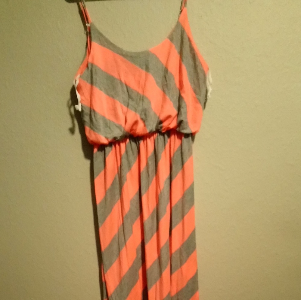 Stripped Maxi Dress